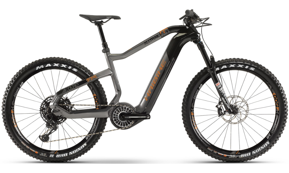 Электровелосипед HAIBIKE XDURO AllTrail 6.0 Carbon FLYON 27,5" (2020) 2020 Серо-черный
